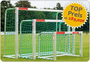 Sportartikel Mini-Fussballtor vollverschweißt in 3 Torgrößen 120x80 cm 