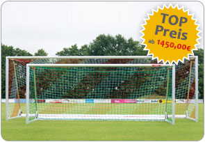Sportartikel Fussballtor 7,32x2,44m kippsicher 2.0 m 